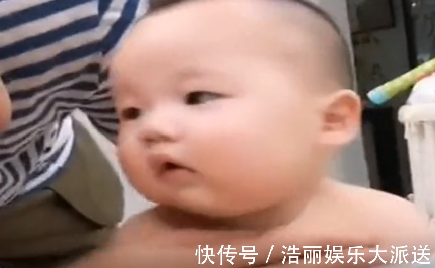 露肩装|爸爸出差回来,给儿子设计了新造型,看完不许笑!