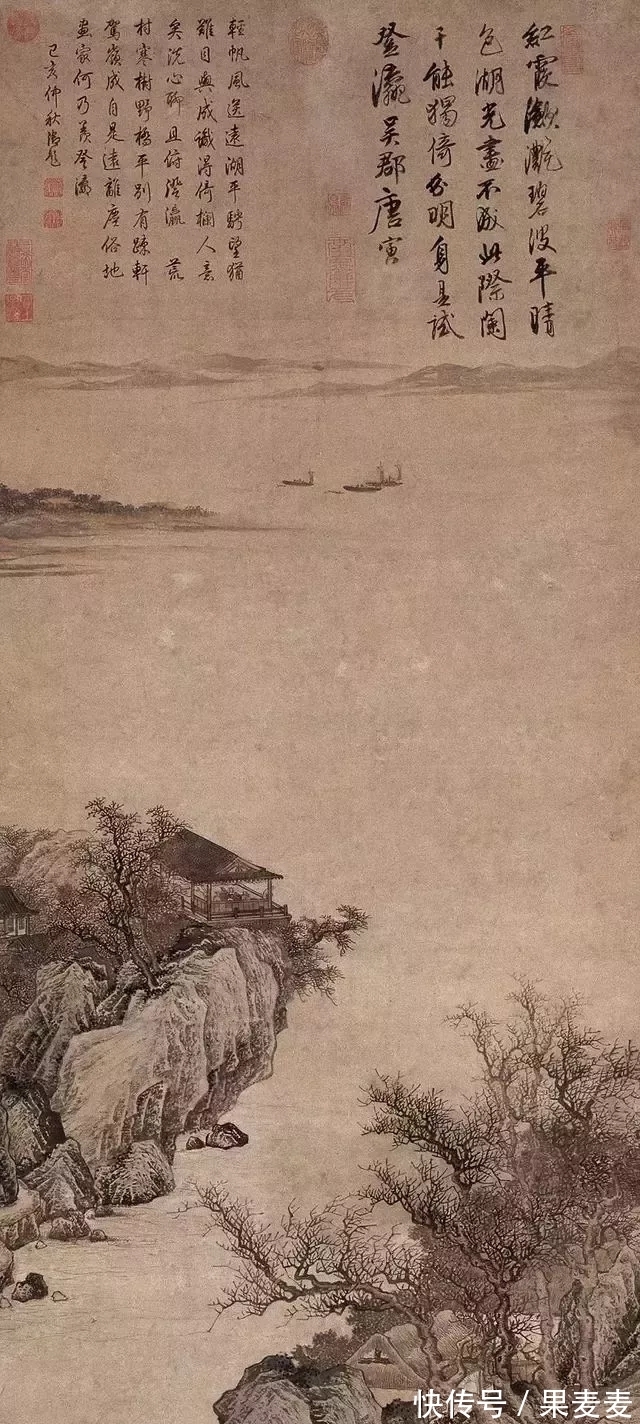 风流！人物画画得太“感性”，便成了风流才子？他的山水画可是中规中矩