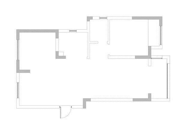 背景墙|94平现代三室，半开放式厨房、书房，让居室互通互透，共享光线