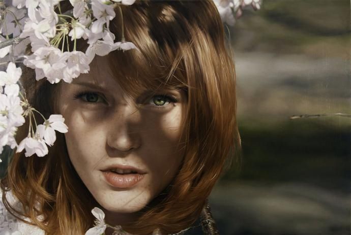 美女!以色列艺术家画出逼真美女油画,身姿曼妙,性感无比