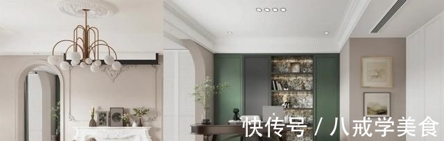 双门洞|客厅墙上挖2个洞做背景墙,双门洞设计实现“去电视化”、双动线