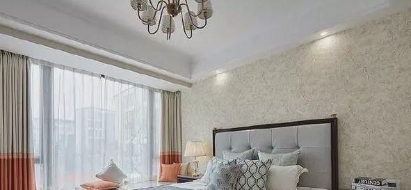 吊顶|140平米的美式风新房入住，玄关就体现主人的高品位，温馨大气