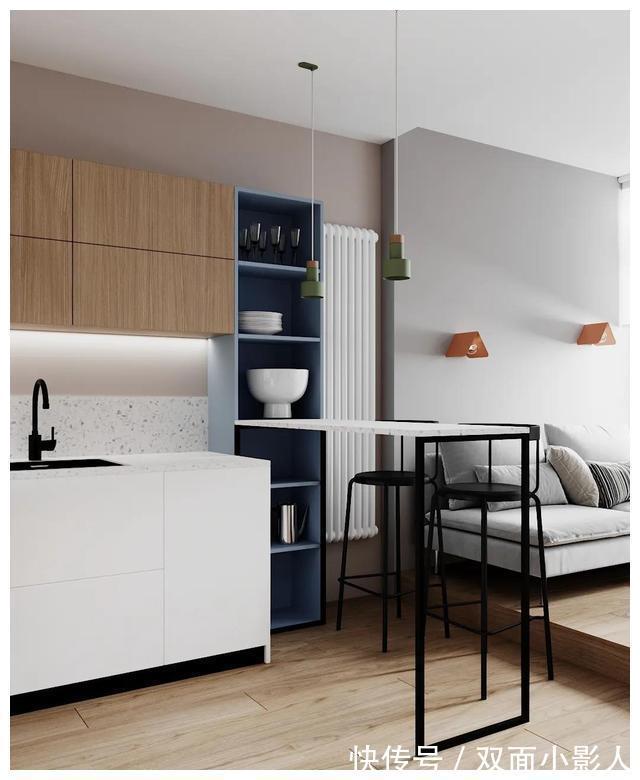 客厅|年轻夫妇买下30㎡公寓,改出超美观景客厅和大卧室,太有品味了!