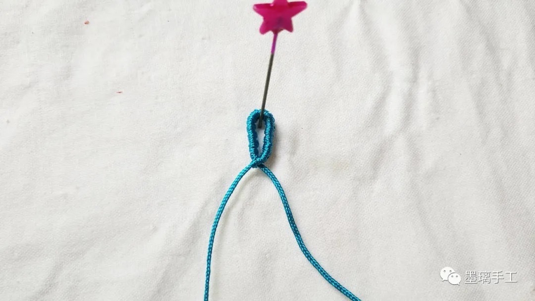 适合新手diy编的水滴型水晶耳环手工编绳