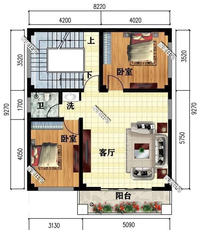 户型|邻居笑我家宅基地太小，找朋友设计了这个户型，房子建成打脸他们