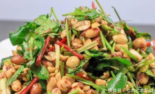 下酒菜|下酒菜必备,这样做香菜花生,散发浓浓香味,好吃又入味