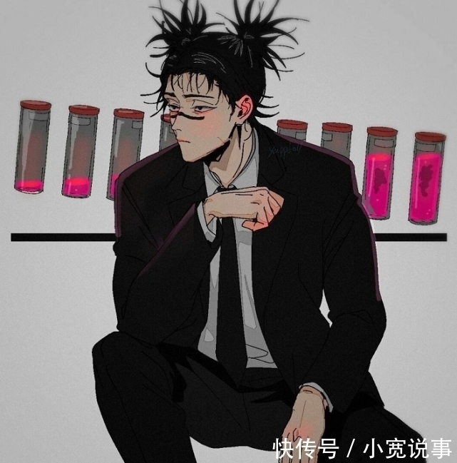 夏油杰|不一样的咒术回战,五条悟走中国风,胀相哥哥化身晓成员