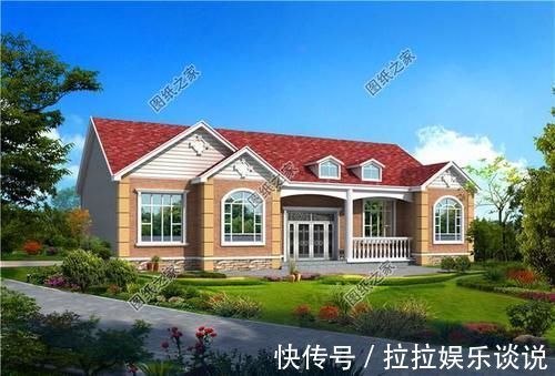 户型|一层自建房图纸,最后一款养老房的首选,图纸看完快收藏