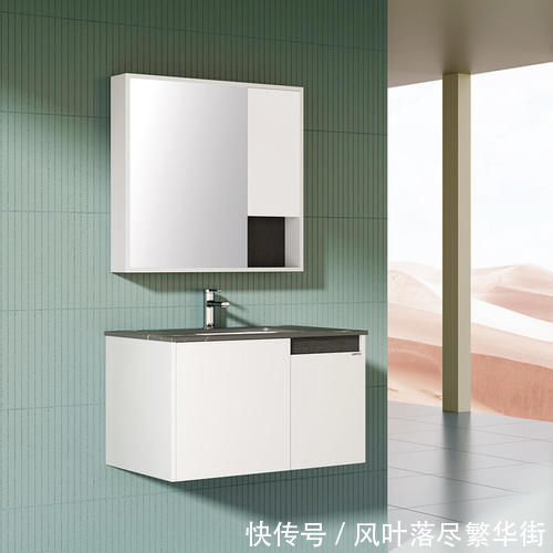 大白|大白新品雅士白油漆岩板浴室柜上线,一笔留白,还浴室简练之美~