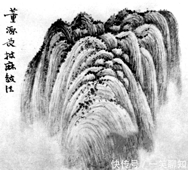 米点皴$米芾创造墨点画法700年后,莫奈才用类似画法颠覆了西方美术界