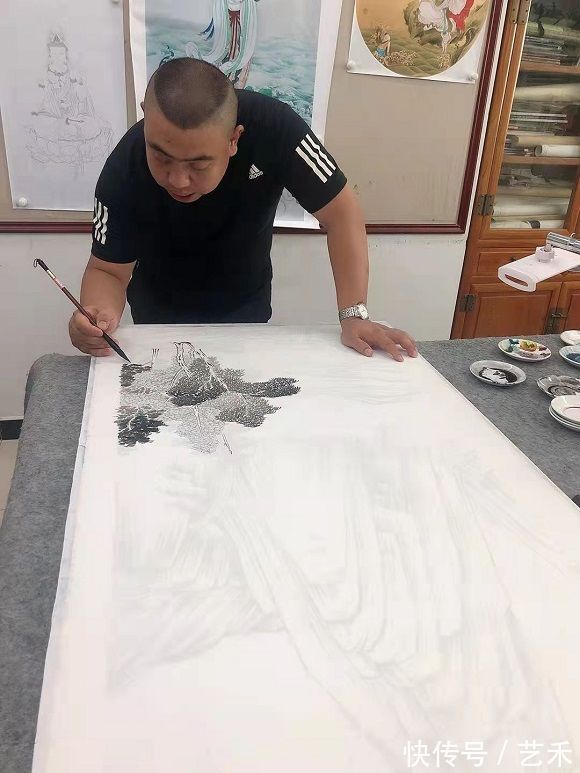 青年画家|墨趣千秋笔,茶香一卷书--青年画家风雷的艺术人生