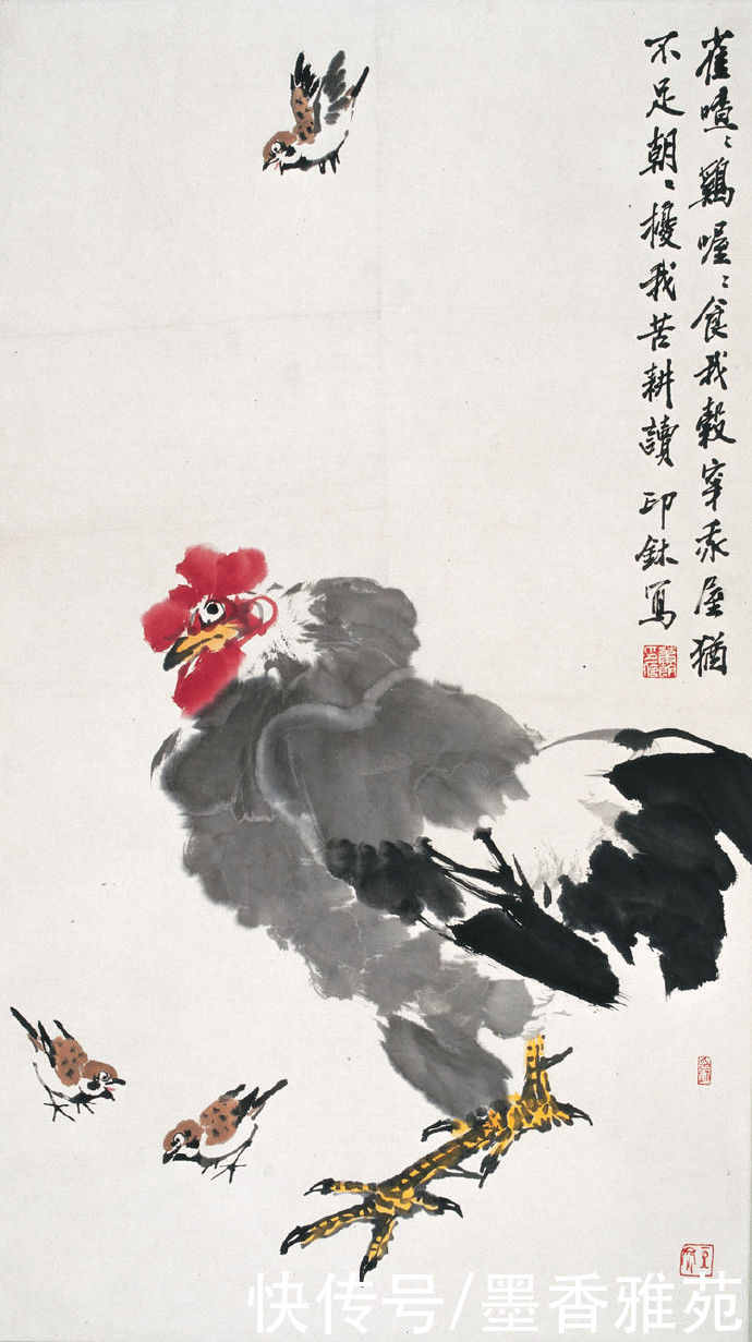 花鸟画|当代画家萧朗精品花鸟画作品欣赏