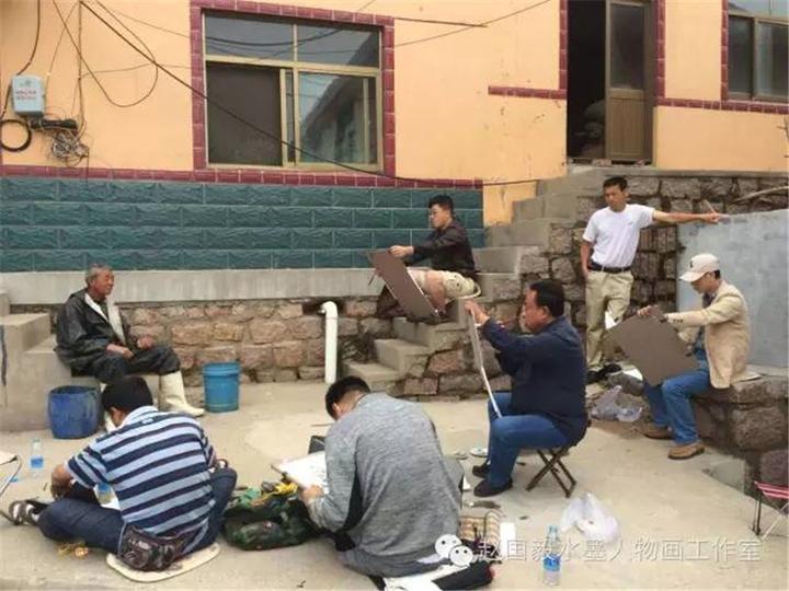 中国人民大学画院给|画家赵国毅教授教学工作集锦