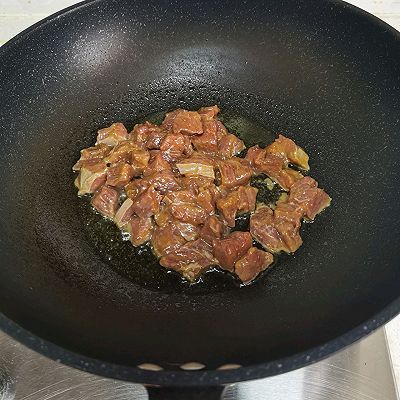 秋葵|秋葵炒牛肉丁