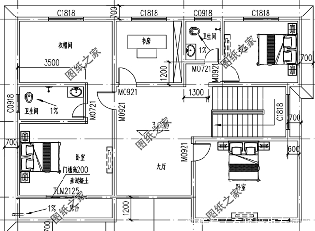 建筑|150平米左右二层别墅设计图，农村别墅这样建，城市楼房一样好看