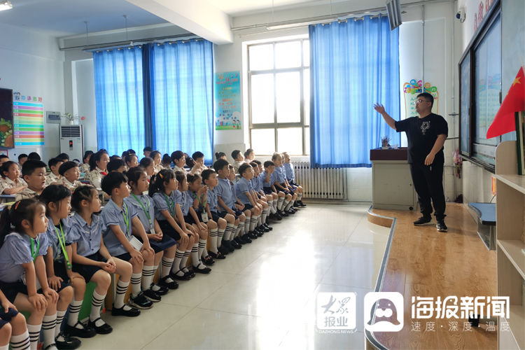 幼儿|枣庄市实验幼儿园落实“幼小衔接”工作组织学生实地参访小学校园