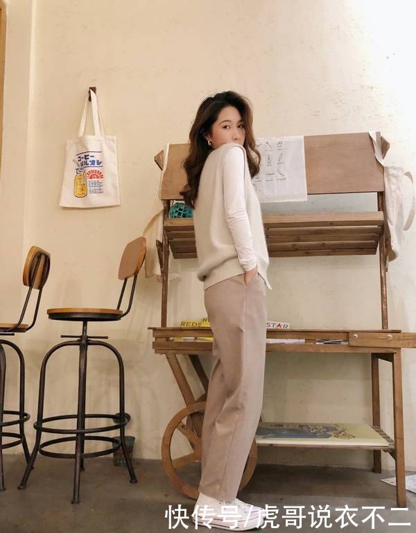 微胖女人早春穿搭范本，拯救“假胯宽”，照着穿显瘦又优雅