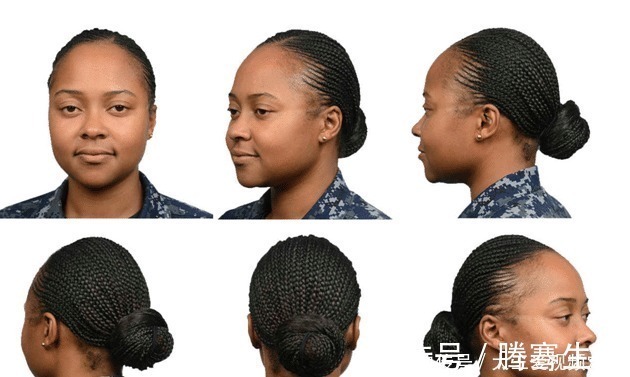 发髻|美军女兵发型,总计23种,波波头、锁子头、垄沟辫,还能扎马尾