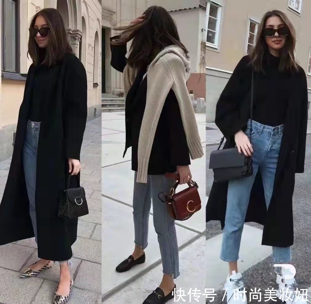 保暖|“大衣+小脚裤”才是正确打开方式,实用显瘦还保暖,随便穿都美