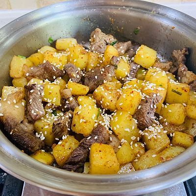 土豆|孜然土豆牛肉粒