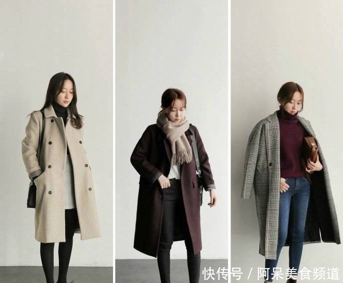 155矮个子穿出167的感觉,冬天+大衣增高又保暖,告别臃肿