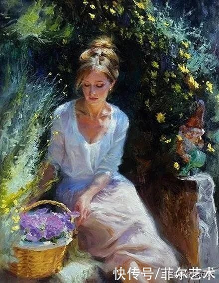 弗拉基米尔&俄罗斯画家弗拉基米尔人体油画里的美女,美得让人难忘