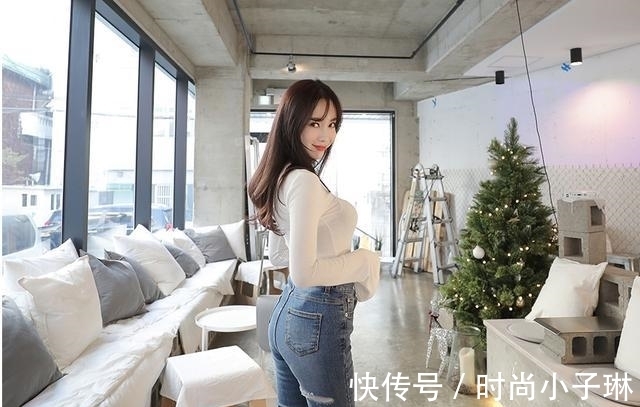 破洞牛仔裤 牛仔裤穿出不一样的感觉,这是越破越流行?