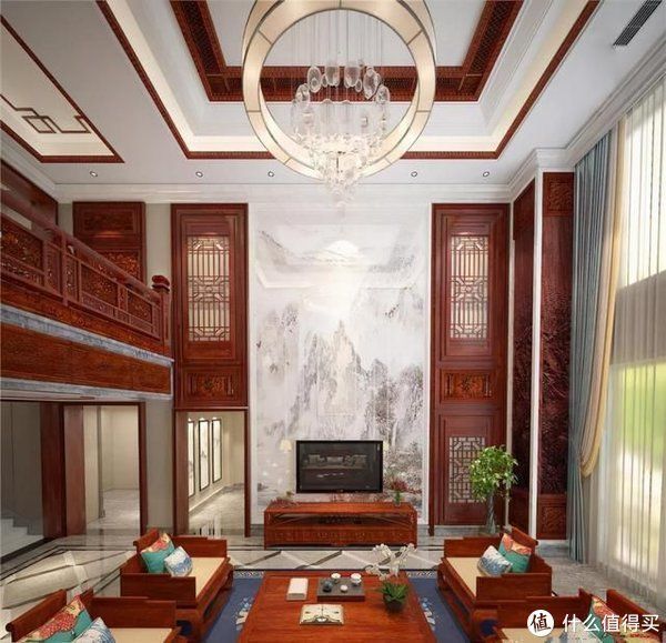 檀雕|参观了这对50岁夫妻的家,才明白何为华丽感,275㎡的别墅太美了