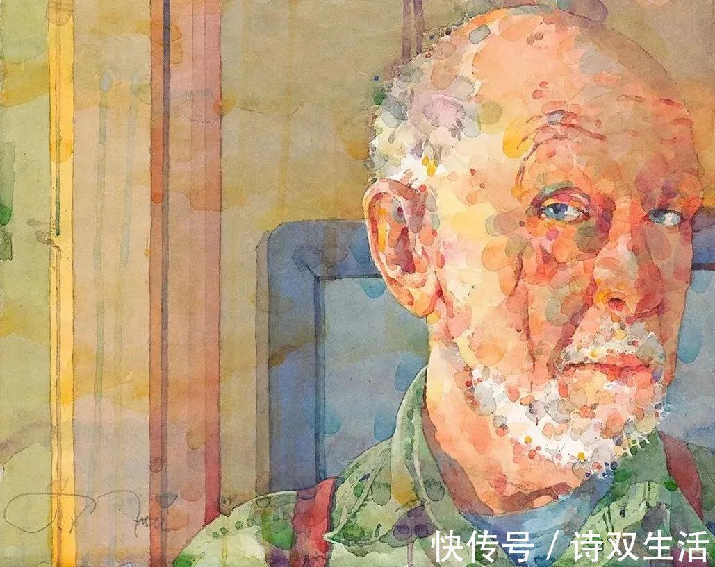 艺术学院&他笔下的人物生动活泼,色块叠加的恰到好处!