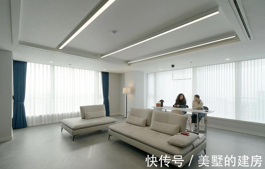 门廊|简约风才是“大室”所趋，179㎡的大平层，打碎了我对别墅的向往