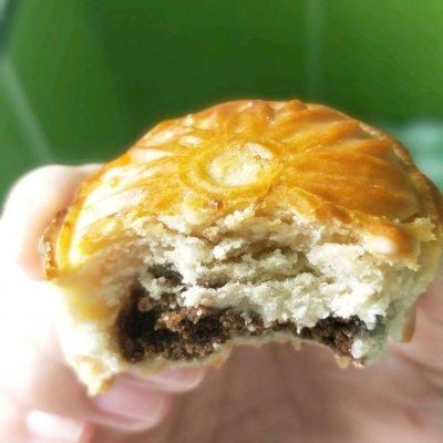 豆沙馅|简单快手又下饭的豆沙馅广式月饼，吃起来那叫一个香