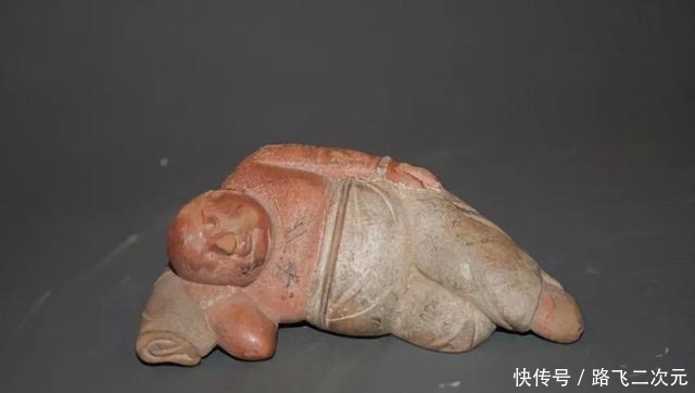 带你打卡高陵姬家街办毗沙村僧墓出土的“金 · 睡罗汉塑像”