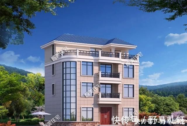 别墅|很受大众喜欢的两栋四层别墅,户型方正大气,施工难度低