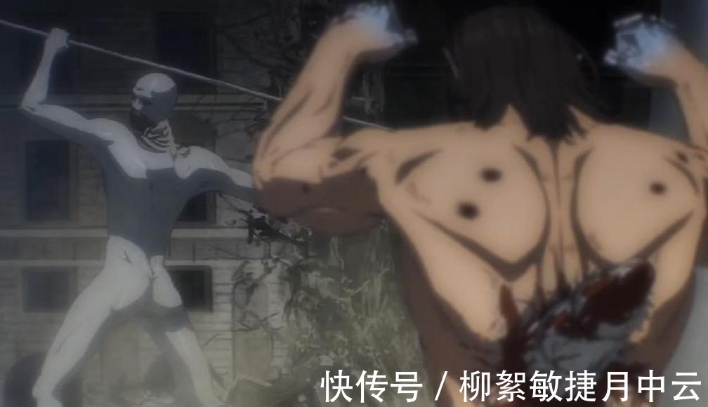 巨人|进击的巨人06艾伦大战战锤巨人,调查兵团全体出动,三笠出场救艾伦!