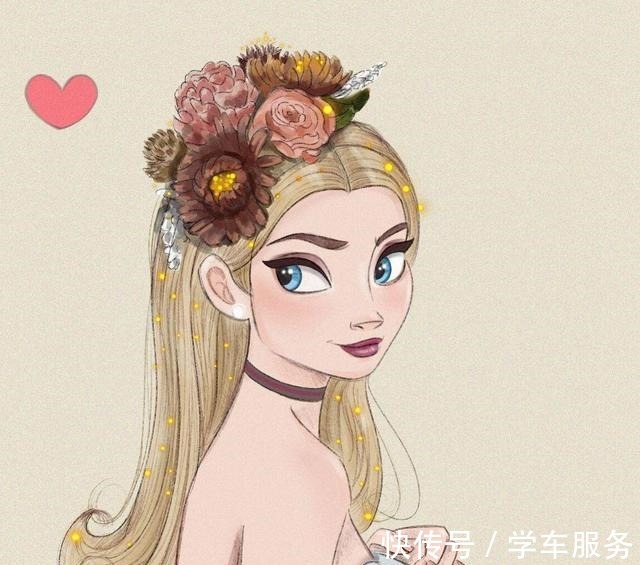 乐佩公主|不同风格的迪士尼公主,贝儿公主换上洛丽塔,花木兰古风韵味!