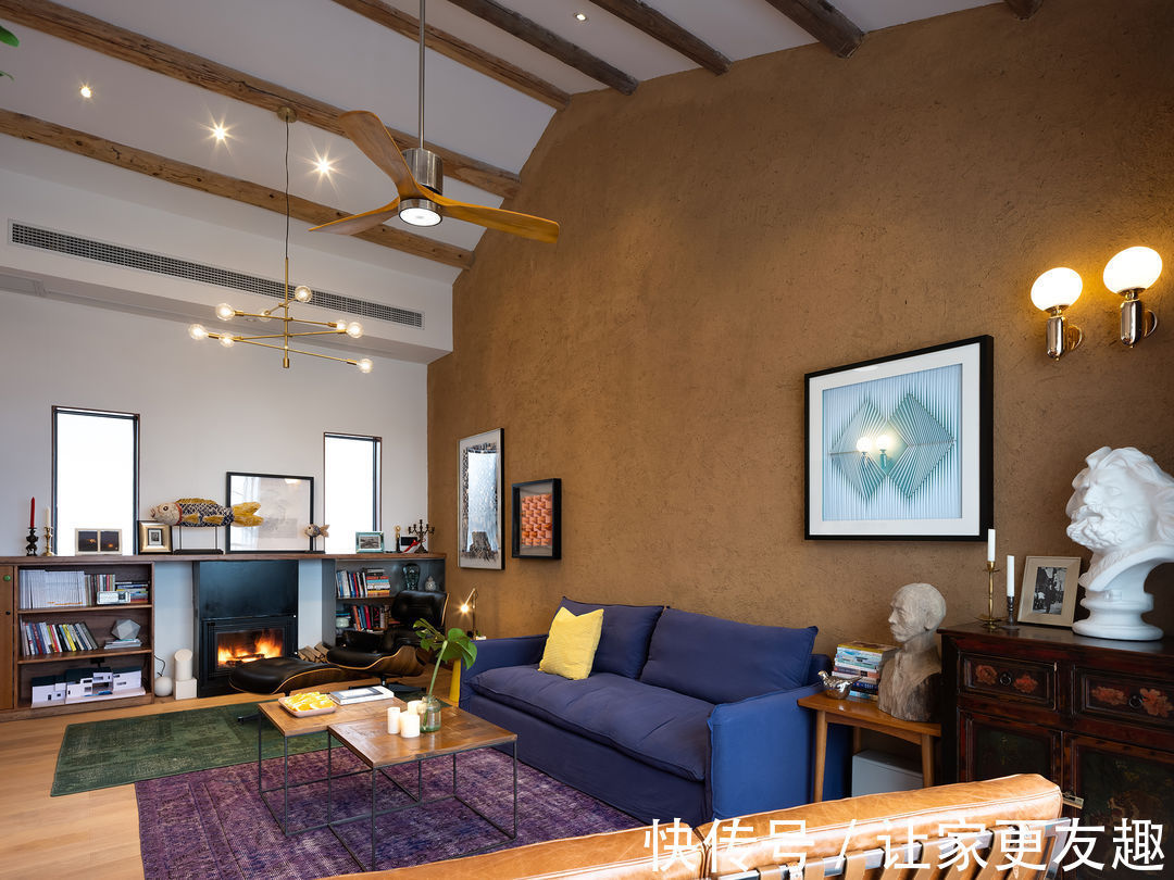 图源|90平米混搭风格,让生活在不经意间放空