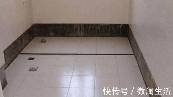 工人|头一次见卫生间贴瓷砖留空一排,以为工人偷懒,问完才知好处多
