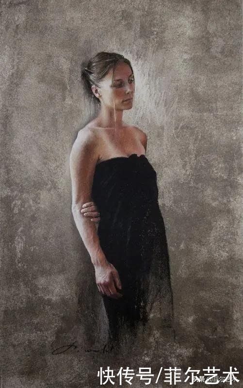 艺术学院$法国女粉彩大师,描绘的女性之美,细腻柔和