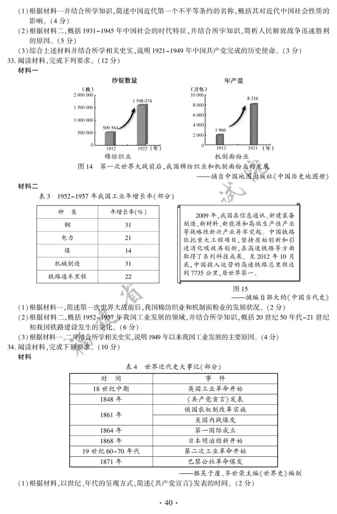 试卷|2021福建中考试卷答案发布！