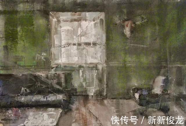 画家@她以生动、动感和现代的笔触,描绘画面