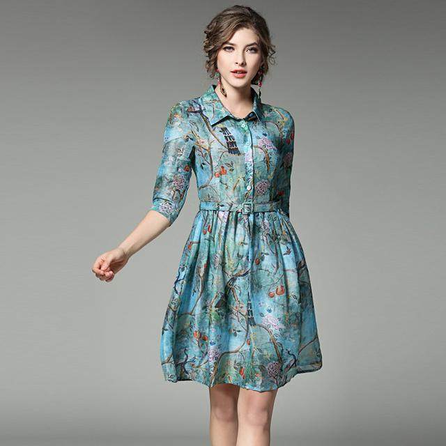 印花|8款复古风连衣裙,轻松穿着名媛范