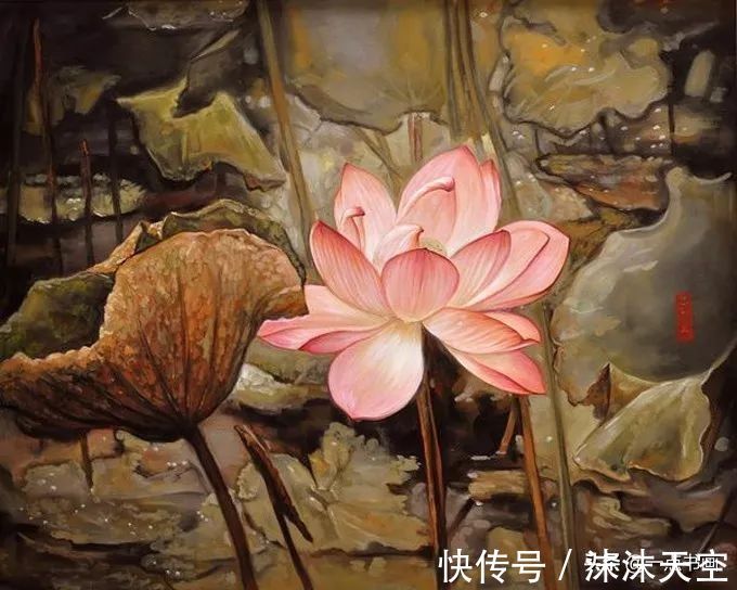 爱莲说|西茜：忆象画派代表画家，画美人美，人生完美赢家