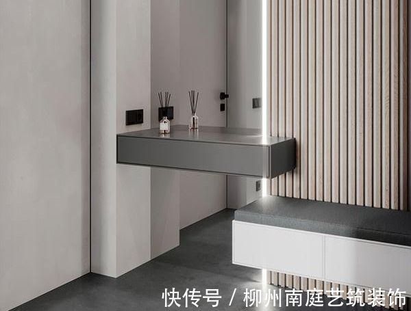 玄关|小户型房子怎样置办悬浮家具?让空间变高级的方法!