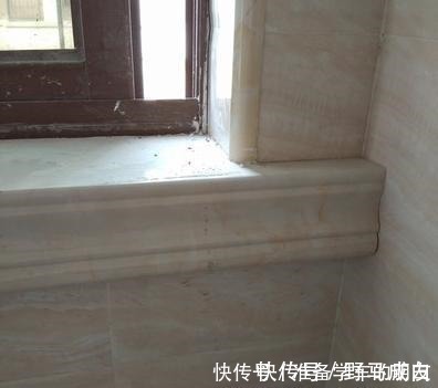 窗台石还傻傻用瓷砖现在流行石塑板 比大理石还漂亮 360房产网