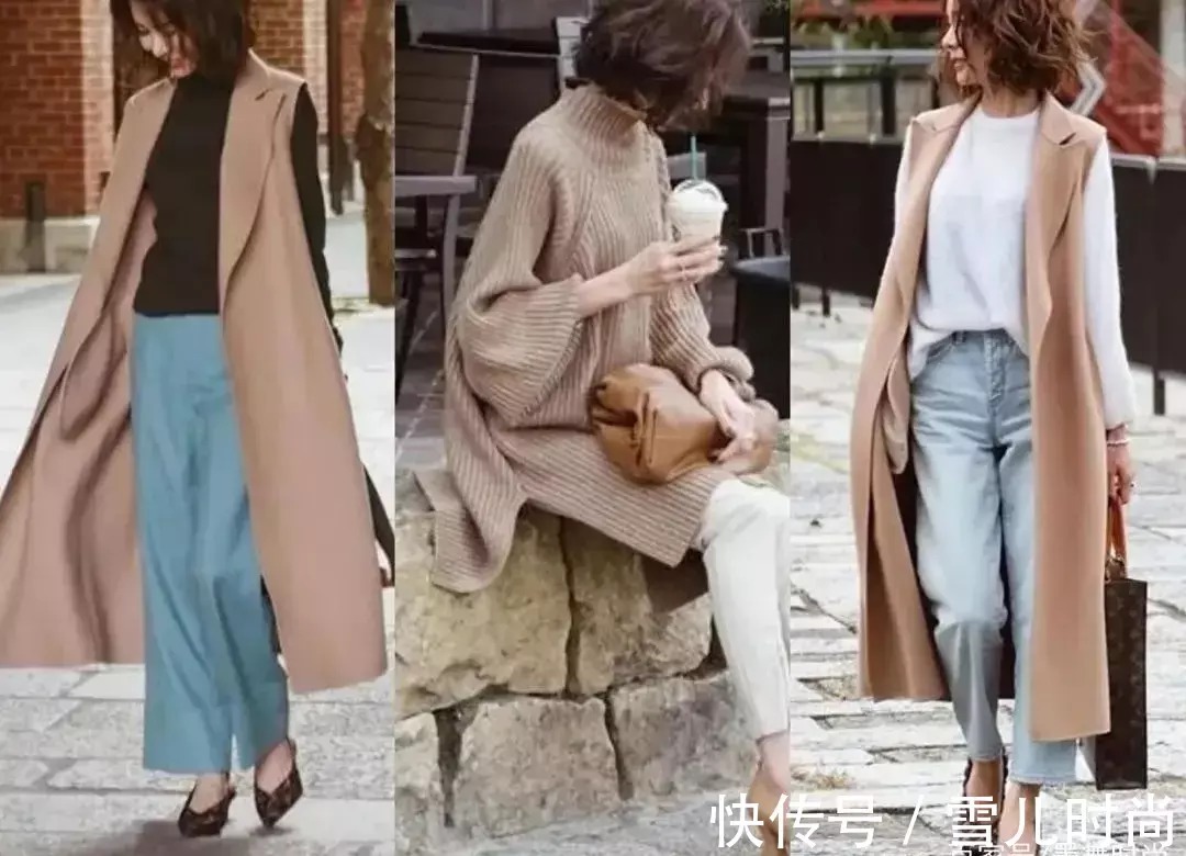 优雅|秋天40岁女人的穿搭示范减龄是必须的,还很优雅有女人味