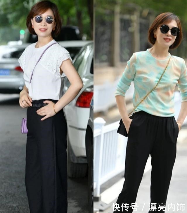 气质 50岁女人更要会打扮，这些精致优雅的气质穿搭，时尚减龄又养眼