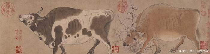 来跟我一起纸上谈牛,欣赏古人笔下牛的形象,显得那么生动
