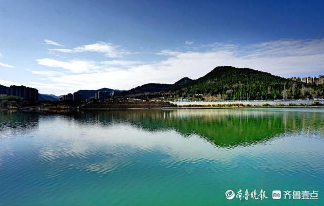 雪景|水天一色，春意盎然！济南孟家水库休闲打卡不错的选择哦