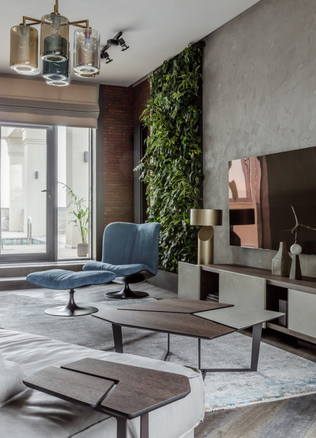 bed|700㎡顶层大平层,轻奢混搭风豪宅