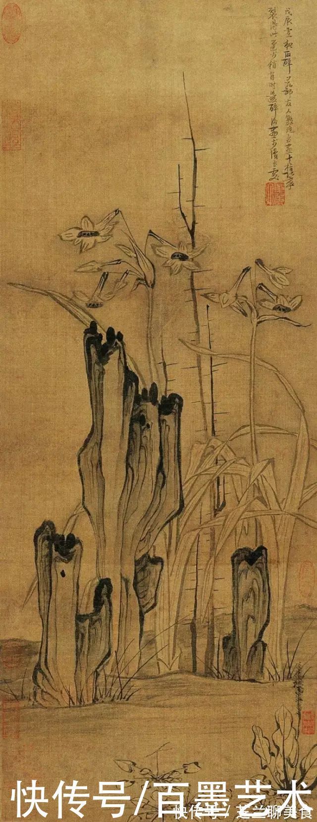 痛饮读骚图|画中狂士，兼得于亦剑亦箫之美——明代画家陈洪绶